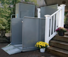 The Sterling 9000 near Syracuse NY from Syracuse Elevator image of sterling 9000 vertical wheelchair lift