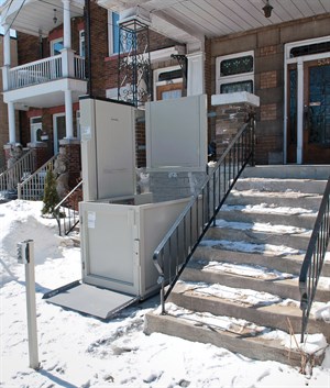 Residential Wheelchair near Syracuse NY from Syracuse Elevator image of residential wheelchair elevator