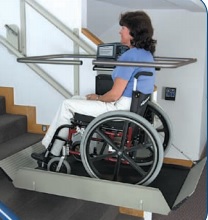 The GSL Artira an inclined wheelchair lift for churches near Syracuse NY