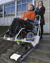 The Super Trac Is A Portable Accessibility Option That Accomodates All Wheelchairs near syracuse ny