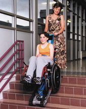 The Stair Trac Allows Easy Portable Accessibility For Individuals