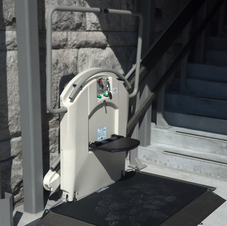 Stair Lift Wheelchair Near Syracuse Ny Image Of Outdoor Wheelchair Lift From Syracuse Elevator Company