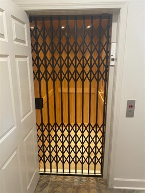 image of home elevator installation from syracuse elevator company
